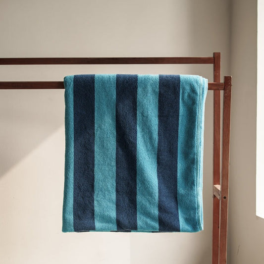 Pool Towel (Blue-Tosca) - 100% ELS Cotton