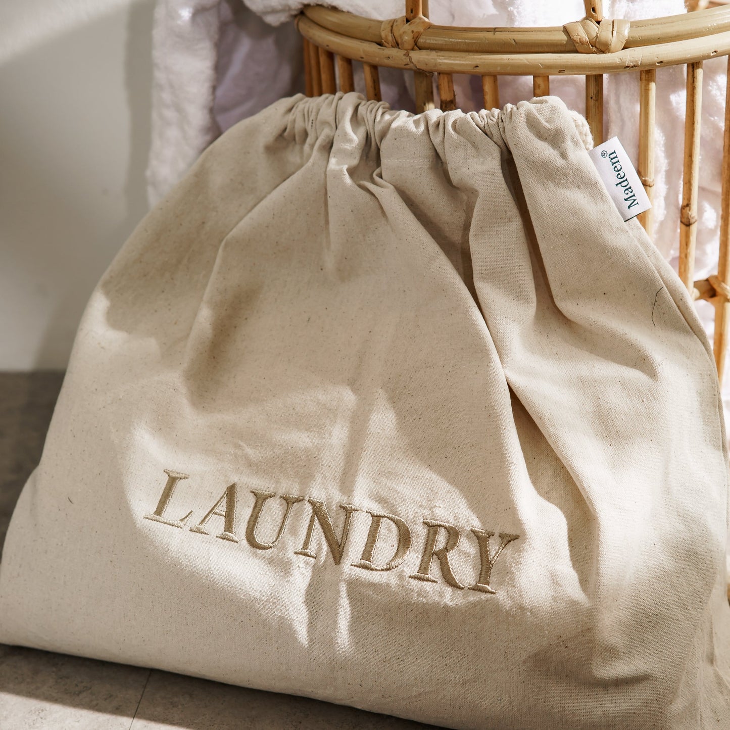 Laundry Bag - Natural Cotton