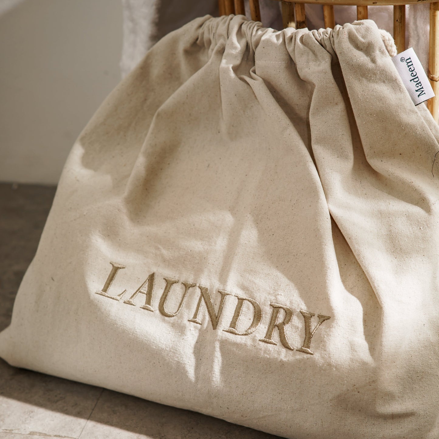 Laundry Bag - Natural Cotton